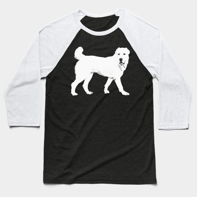 Central Asian Shepherd Dog Baseball T-Shirt by childofthecorn